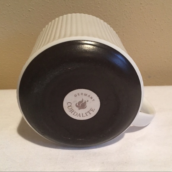 Vintage Cordalite Ribbed Mug Coffee Cup Germany - Picture 4 of 4